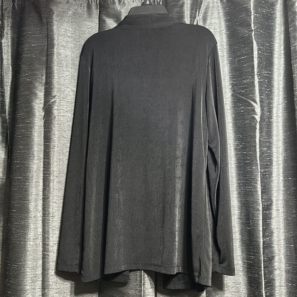 NWOT Christopher & Banks Open Front Cardigan Size s, silky material - Picture 2 of 3